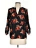 Daniel Rainn 100% Polyester Floral Black 3/4 Sleeve Blouse Size XS - photo 1