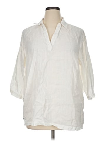Tahari 3/4 Sleeve Button-Down Shirt (view 1)