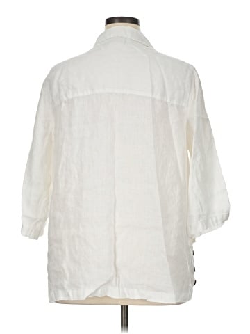 Tahari 3/4 Sleeve Button-Down Shirt (view 2)