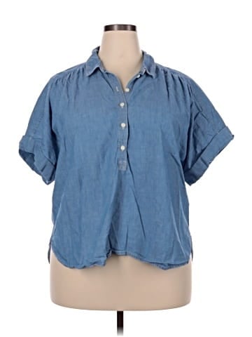 J.Crew Short Sleeve Button-Down Shirt (view 1)