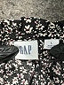 Gap 100% Rayon Black Short Sleeve Blouse Size L - photo 7
