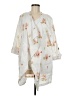 For Cynthia 100% Linen Ivory Kimono Size M - photo 1