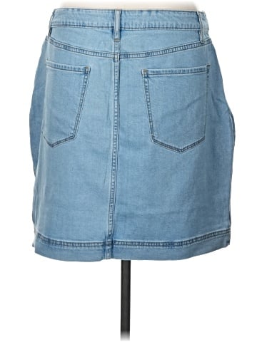 White House Black Market Denim Skirt (view 2)