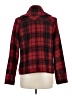 Merona Plaid Red Coat Size M - photo 2
