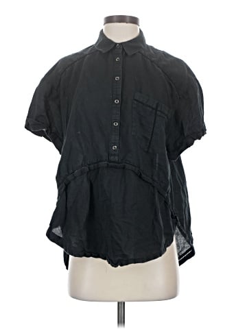 Free People Short Sleeve Blouse (view 1)