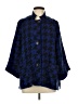 Coldwater Creek Houndstooth Blue Coat Size L - photo 1