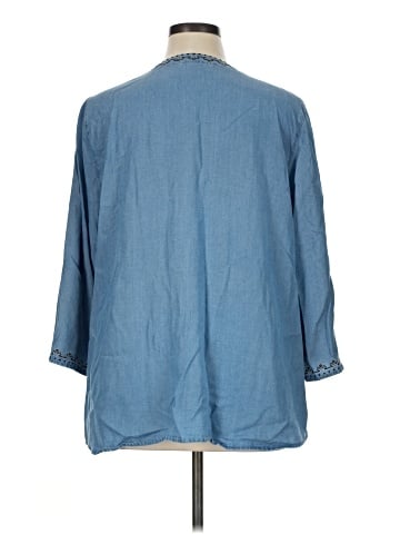 J.Jill 3/4 Sleeve Blouse (view 2)