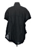 Free People Solid Black Short Sleeve Blouse Size XS - photo 2