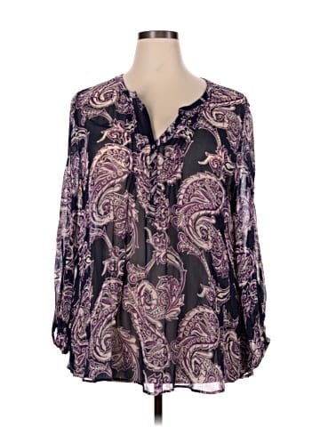 Lucky Brand Long Sleeve Blouse (view 1)