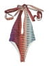 Unbranded Graphic Orange One Piece Swimsuit Size S - photo 1
