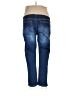 Three Seasons Maternity Solid Blue Jeans Size XL Maternity - photo 2