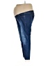 Three Seasons Maternity Solid Blue Jeans Size XL Maternity - photo 5