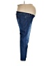 Three Seasons Maternity Solid Blue Jeans Size XL Maternity - photo 4