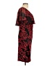 Connected Apparel Print Red Cocktail Dress Size 10 - photo 4