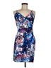 Assorted Brands Print Blue Cocktail Dress Size M - photo 1