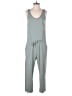 Frank & Eileen Solid Gray Jumpsuit Size M - photo 1