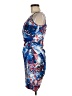 Assorted Brands Print Blue Cocktail Dress Size M - photo 5
