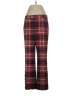 Trina Turk Plaid Red Casual Pants Size 2 - photo 1