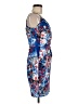 Assorted Brands Print Blue Cocktail Dress Size M - photo 4