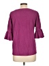 Cupio Purple 3/4 Sleeve Top Size L - photo 2