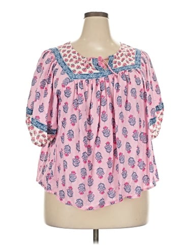 Old Navy 3/4 Sleeve Blouse (view 1)