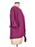 Cupio Purple 3/4 Sleeve Top Size L - photo 4