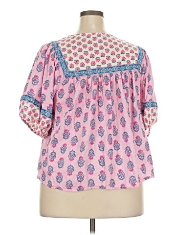 Old Navy 3/4 Sleeve Blouse (view 2)