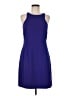 J.Crew 100% Polyester Solid Purple Cocktail Dress Size 8 - photo 1