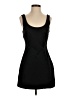 MNG 100% Polyester Solid Black Casual Dress Size 4 - photo 1