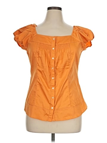 Banana Republic Factory Store Short Sleeve Blouse (view 1)