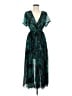 En Focus 100% Polyester Teal Casual Dress Size 6 (petite) - photo 1