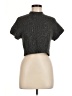 Ramy Brook Metallic Gray Turtleneck Sweater Size M - photo 1