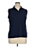 Lady Hagen 100% Polyester Blue Sleeveless Blouse Size XL - photo 1