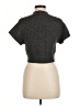 Ramy Brook Metallic Gray Turtleneck Sweater Size M - photo 2
