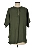 Naked Zebra 100% Polyester Green Short Sleeve Blouse Size M - photo 2