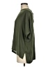 Naked Zebra 100% Polyester Green Short Sleeve Blouse Size M - photo 5