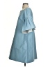 Silvae Solid Blue Casual Dress Size S - photo 5