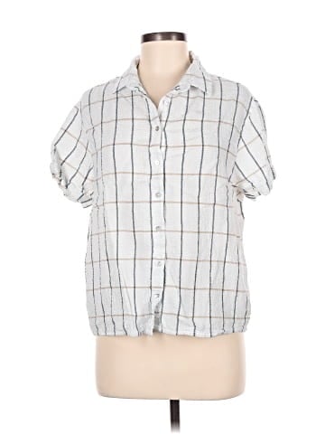 Tahari Short Sleeve Button-Down Shirt (view 1)