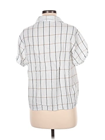 Tahari Short Sleeve Button-Down Shirt (view 2)