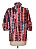 Unbranded Color Block Pink 3/4 Sleeve Blouse Size L - photo 2