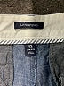 Lands' End 100% Baumwolle Chevron-herringbone Blue Shorts Size 12 - photo 3