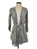 Lucky Brand Gray Cardigan Size XS - photo 1