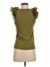 NATION LTD 100% Cotton Green Sleeveless Top Size XS - photo 2