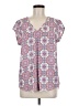 DR2 100% Polyester Pink Short Sleeve Blouse Size M - photo 1