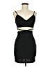 Windsor Solid Black Cocktail Dress Size M - photo 1