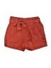 Express Solid Red Shorts Size 4 - photo 1