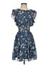 Altar'd State 100% Polyester Paisley Blue Cocktail Dress Size S - photo 1