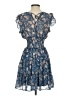 Altar'd State 100% Polyester Paisley Blue Cocktail Dress Size S - photo 2