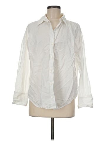 Zara Long Sleeve Button-Down Shirt (view 1)
