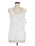 One World White Sleeveless Blouse Size M - photo 1